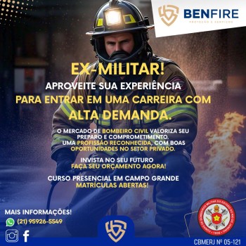 Curso de Bombeiro Civil Profissional na Grande São Paulo  - SP