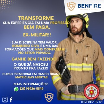 Curso de Formação de Bombeiro Civil